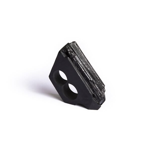 3 Finger Architectural Ring With Black Tourmaline
