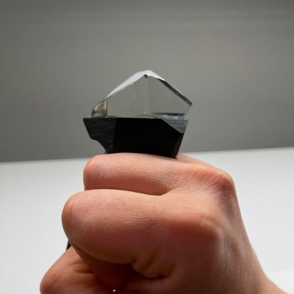 Clear Quartz Geometric Ring - Image 6