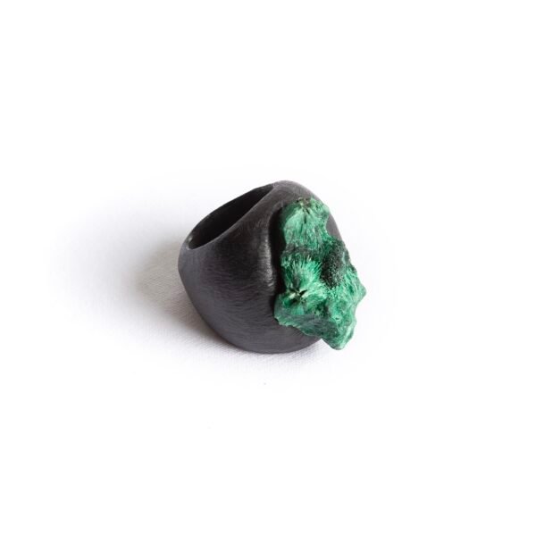 Rough Malachite Ring