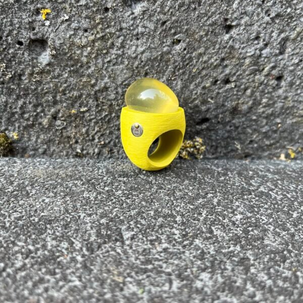 Lemon Quaartz Statement Ring - Image 6
