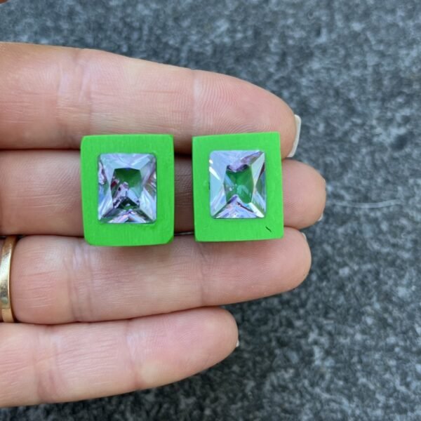 Amethyst Stud Earrings - Image 6