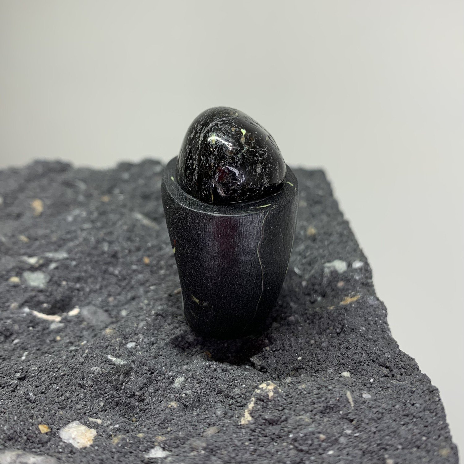Black Cocktail Ring - Image 6