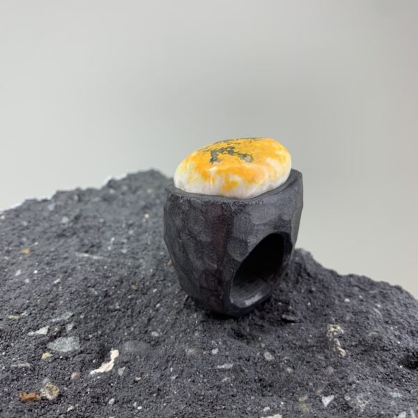 Bumblebee Jasper Statement Ring - Image 5