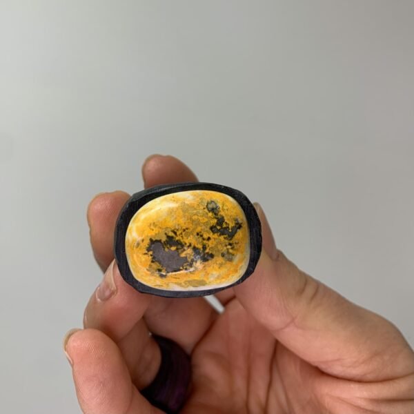 Bumblebee Jasper Statement Ring - Image 6