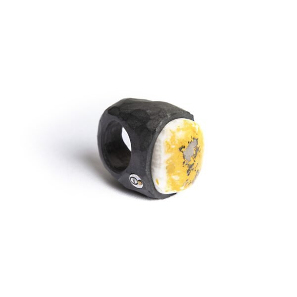 Bumblebee Jasper Statement Ring