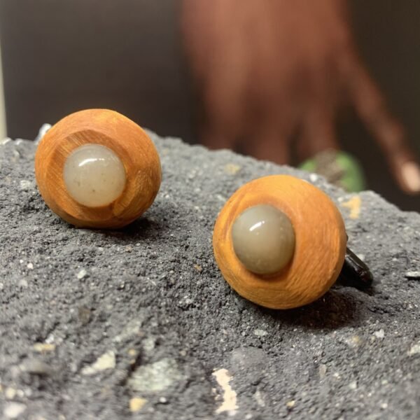 Chalcedony Cuff Links - Image 3