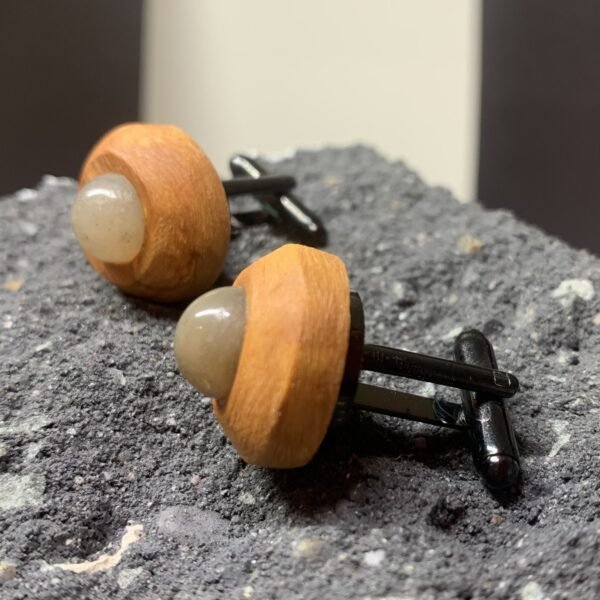 Chalcedony Cuff Links - Image 4