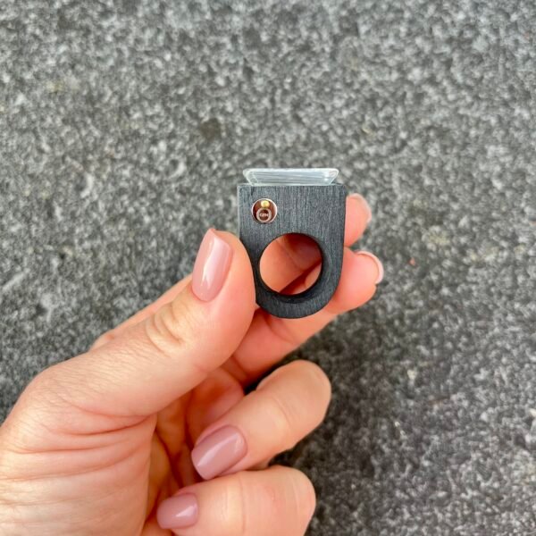 Clear Quartz Pyramide Ring - Image 5