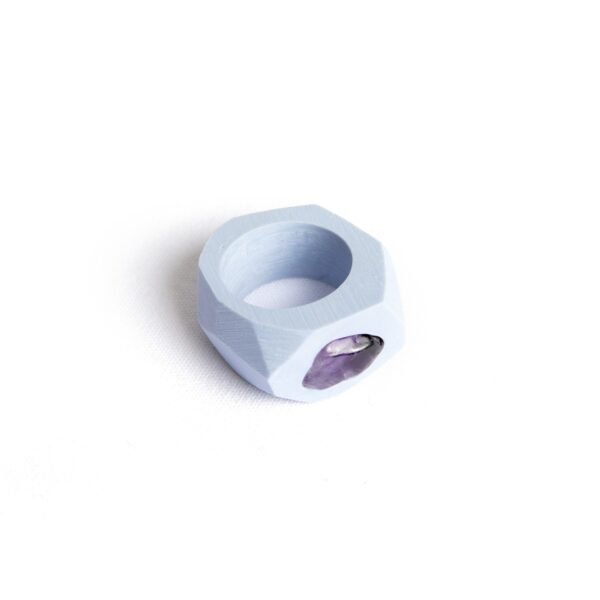 Geometric Ring In Soft Colors