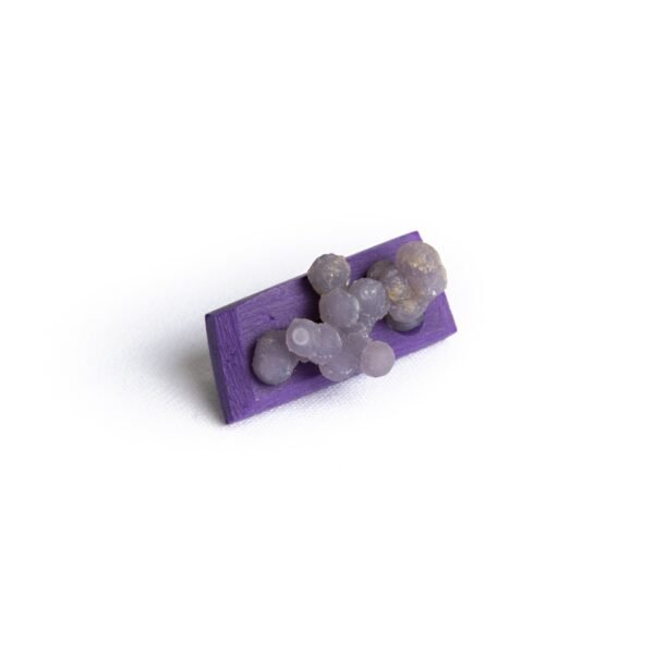 Grape Chalcedony Monocolor Brooch