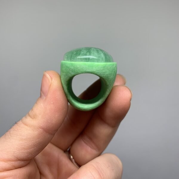 Green Fluorite Gemstone Ring - Image 3