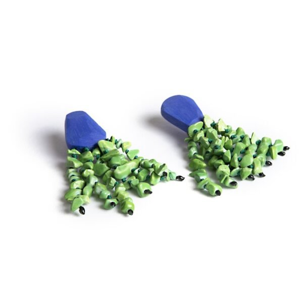Green Turquoise Chandelier Earrings