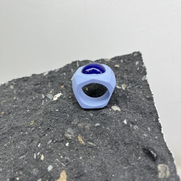 Heart Shaped Lapis Lazuli Ring - Image 4