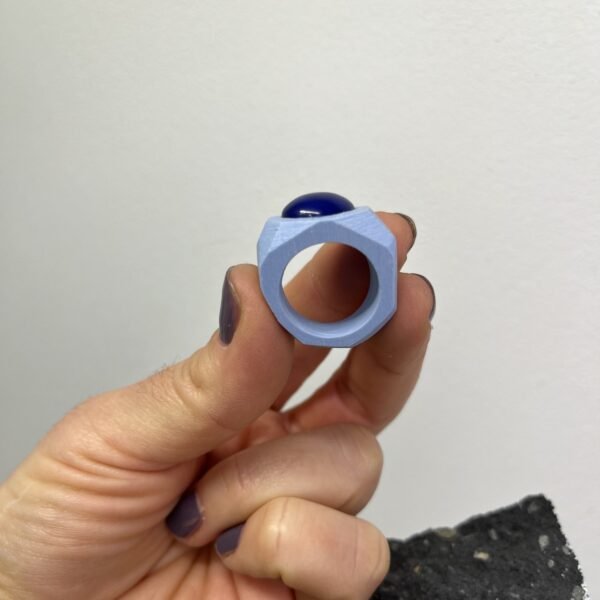 Heart Shaped Lapis Lazuli Ring - Image 5