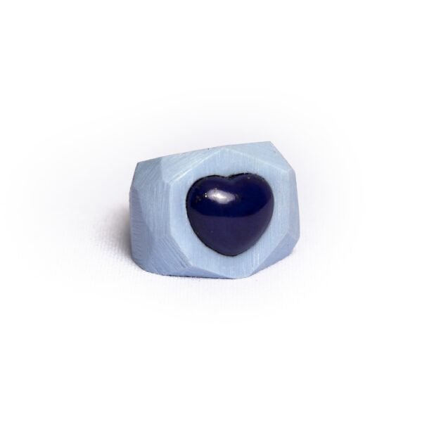 Heart Shaped Lapis Lazuli Ring