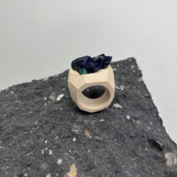 Lapis Lazuli Raw Crystal Ring - Image 3
