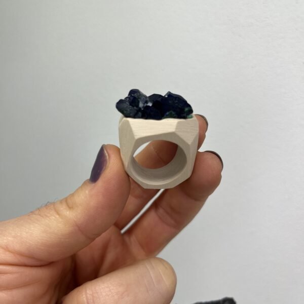 Lapis Lazuli Raw Crystal Ring - Image 5