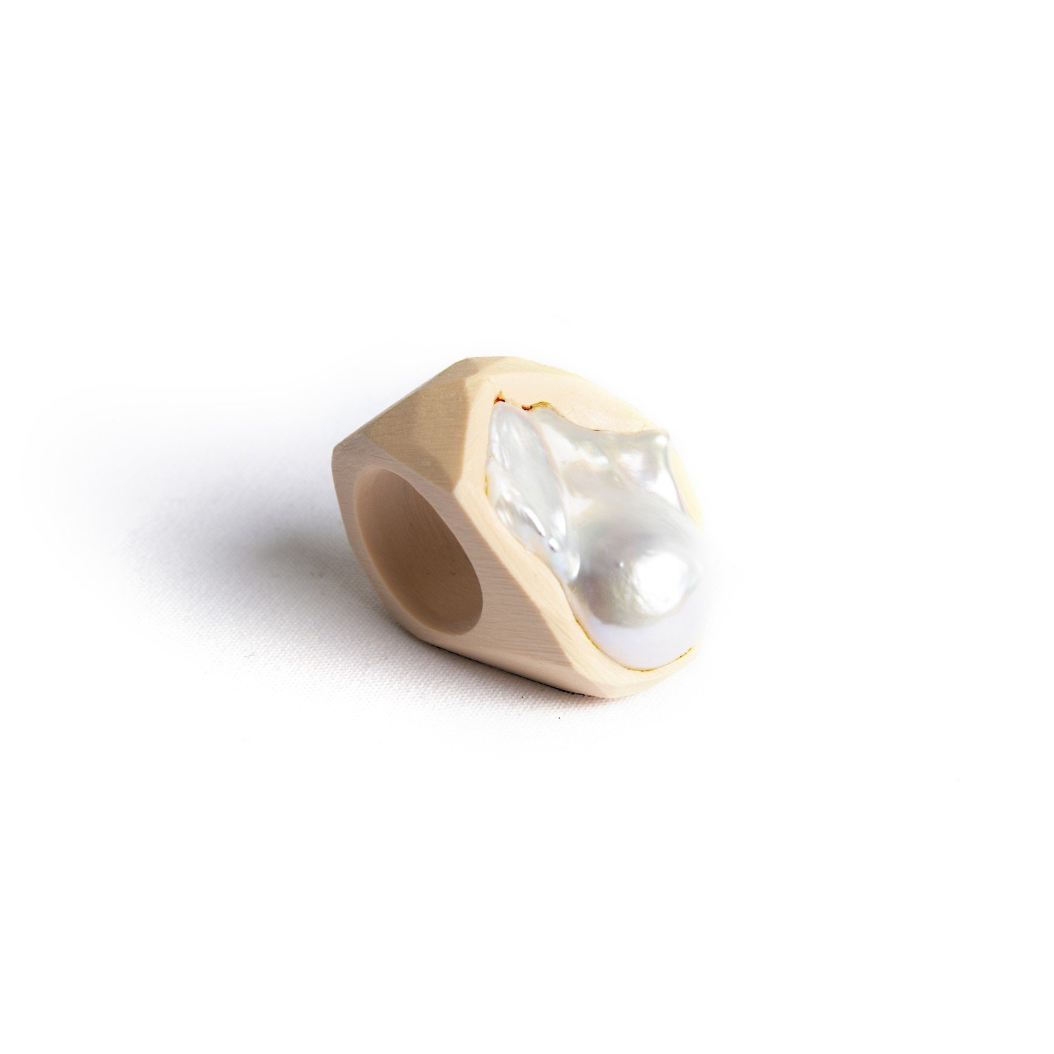 Large Baroque Pearl Ring