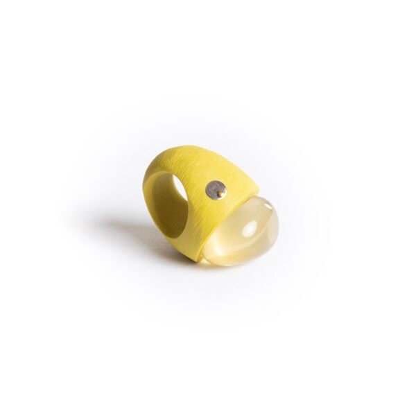 Lemon Quaartz Statement Ring