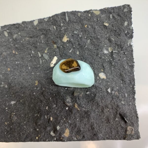 Light Minimalist Tiger's Eye Ring - Image 3