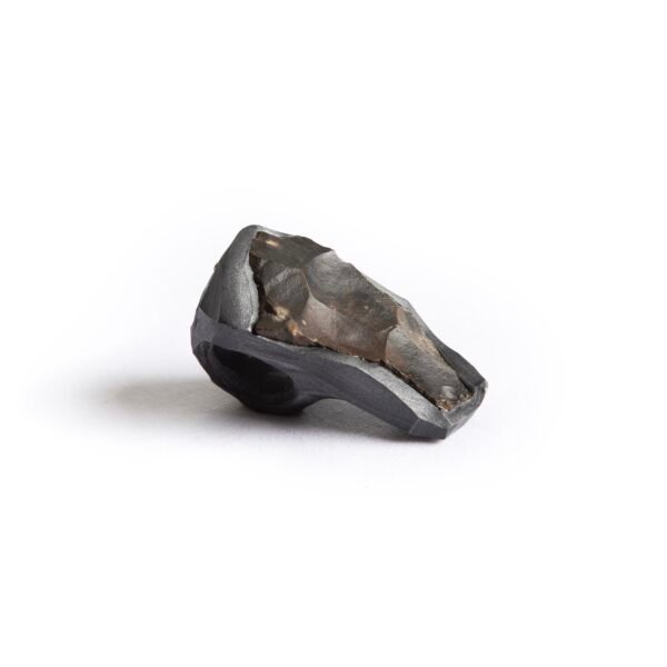 Long Bar Obsidian Ring