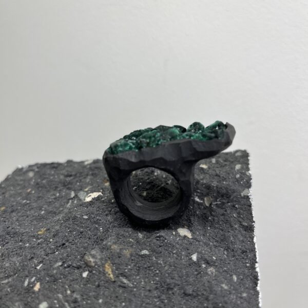 Malachite Long Bar Ring - Image 4