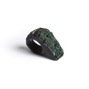 Malachite Long Bar Ring