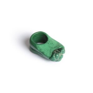 Natural Green Turquoise Art Ring