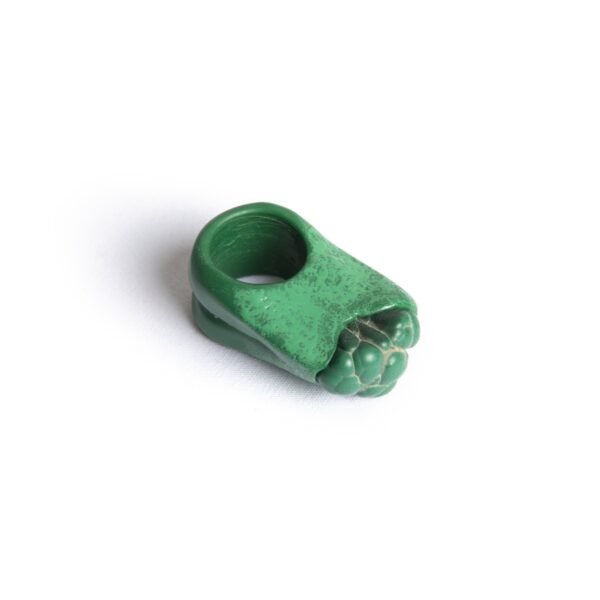 Natural Green Turquoise Art Ring