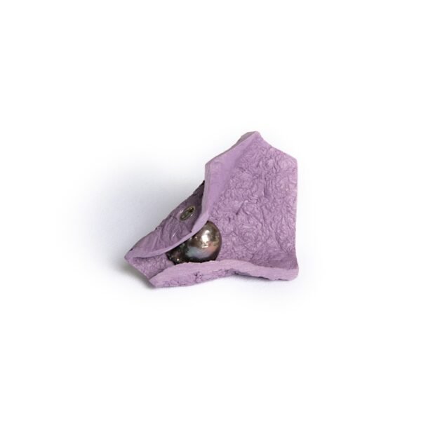 One Of A Kind Black Pearl Brooch