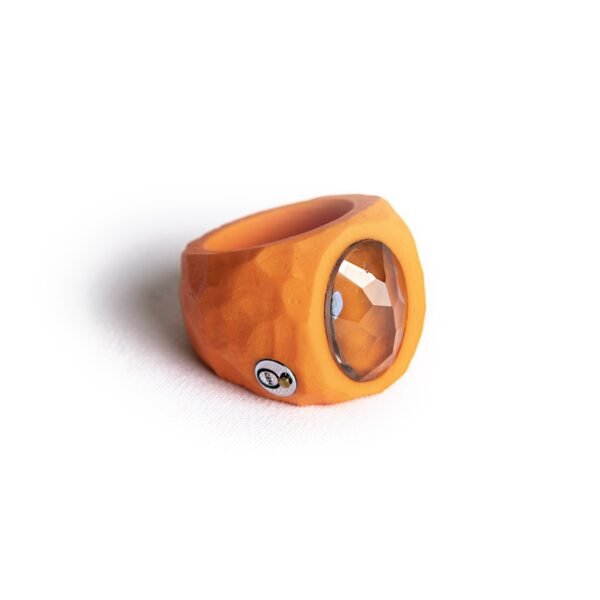 Oval Topaz Structural Ring