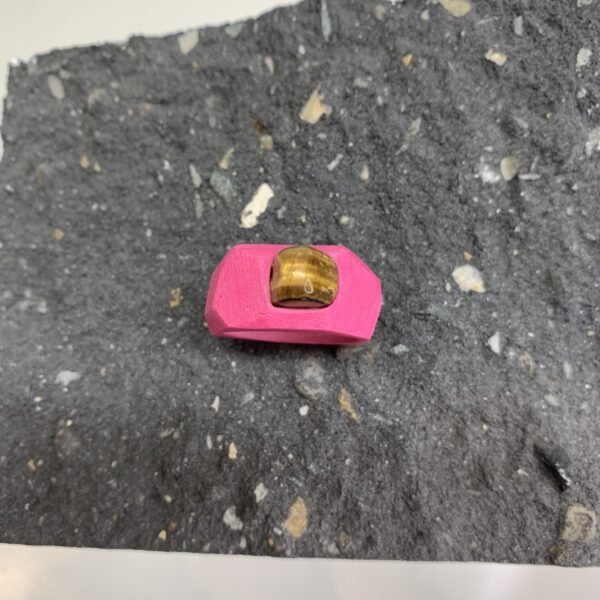Playful Colors Ring With Tiger's Eye Mineral - Image 4