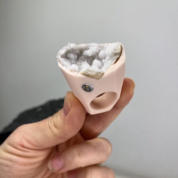 Quartz Geode Signature Ring - Image 3
