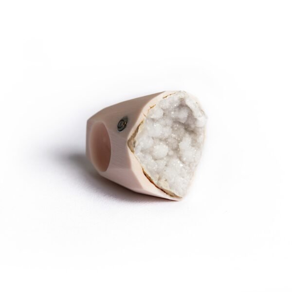 Quartz Geode Signature Ring