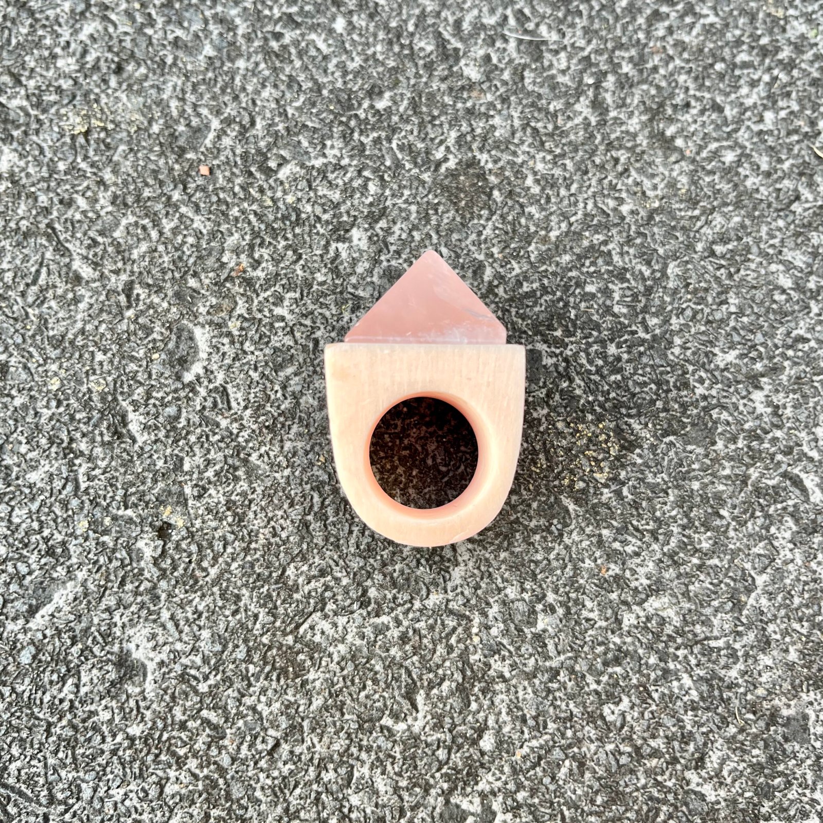 Rose Quartz Pyramide Ring - Image 5