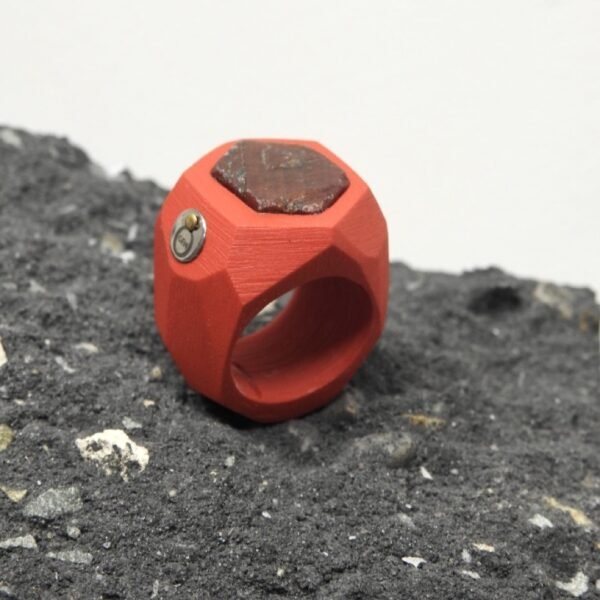 Rough Garnet Ring - Image 4