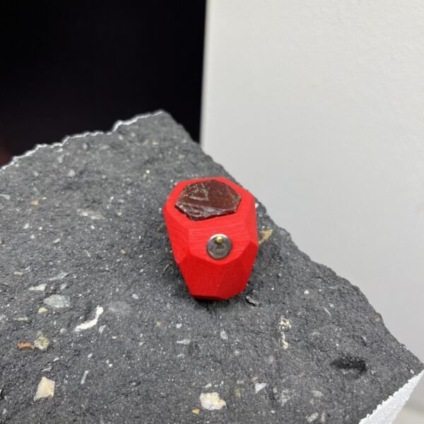Rough Garnet Ring - Image 5