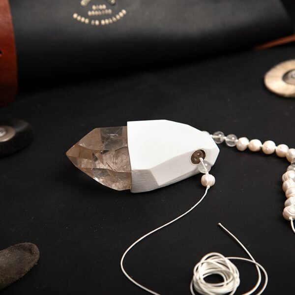 love energy jewelry - large pendant with crystal