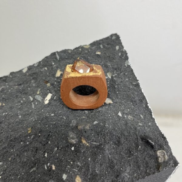 Smoky Quartz Cocktail Ring - Image 3