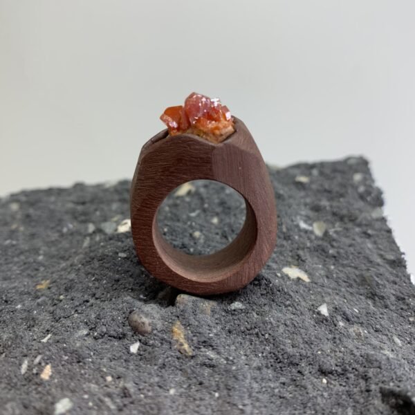 Sparkling Natural Gemstone Cocktail Ring - Image 3