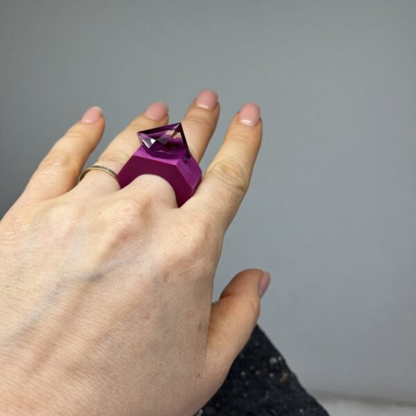 Sustainable Amethyst Ring - Image 6