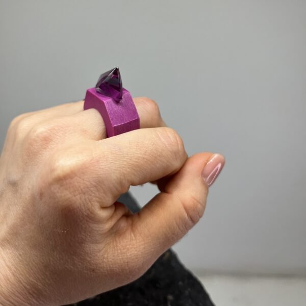 Sustainable Amethyst Ring - Image 7