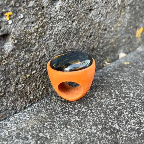 Tiger's Eye and Hawk's Eye Stone Ring - Image 5